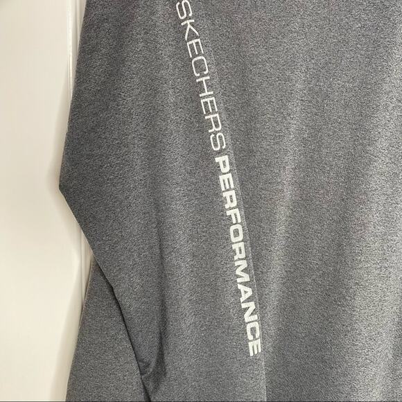 SKECHERS Mens Long Sleeve Performance Pullover Athletic Workout Shirt Size Large - Picture 4 of 6